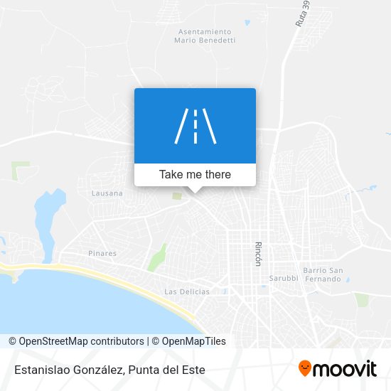 Mapa de Estanislao González
