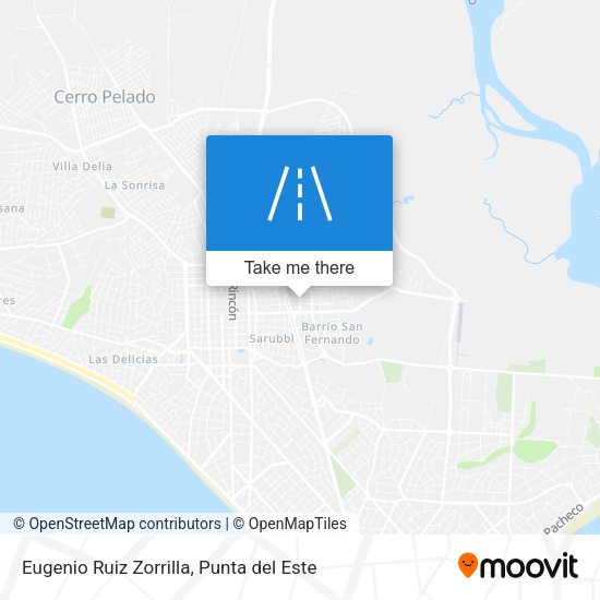 Mapa de Eugenio Ruiz Zorrilla