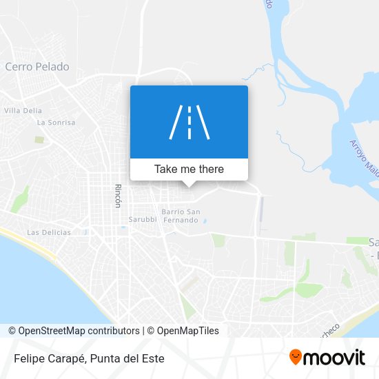 Felipe Carapé map