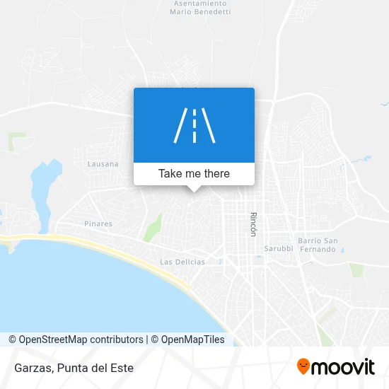 Garzas map