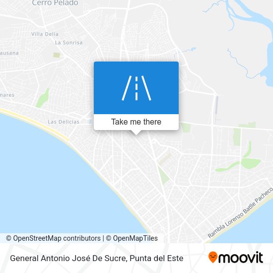 General Antonio José De Sucre map