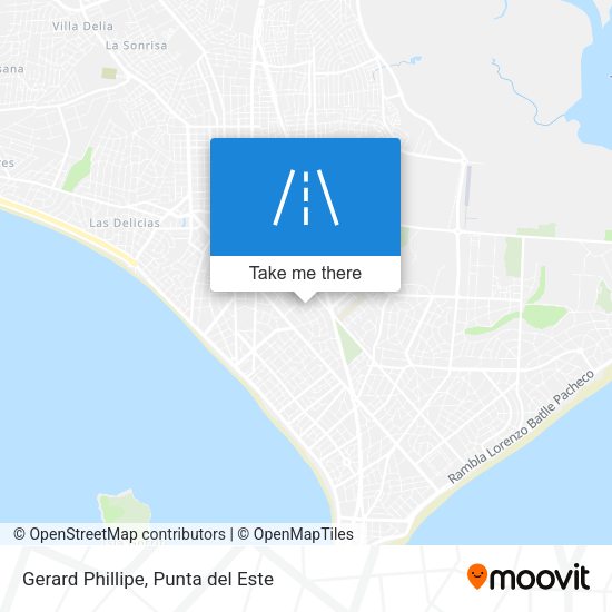 Mapa de Gerard Phillipe