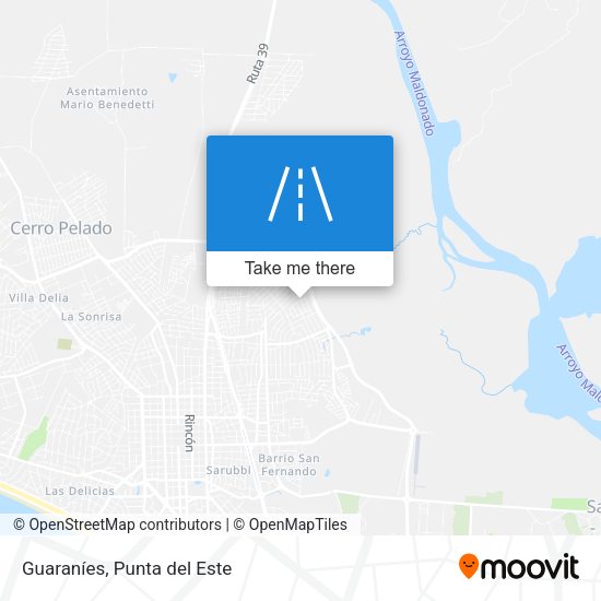 Guaraníes map