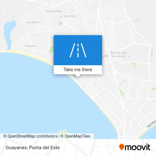 Guayanas map