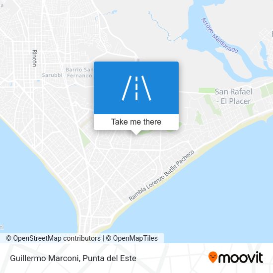 Guillermo Marconi map