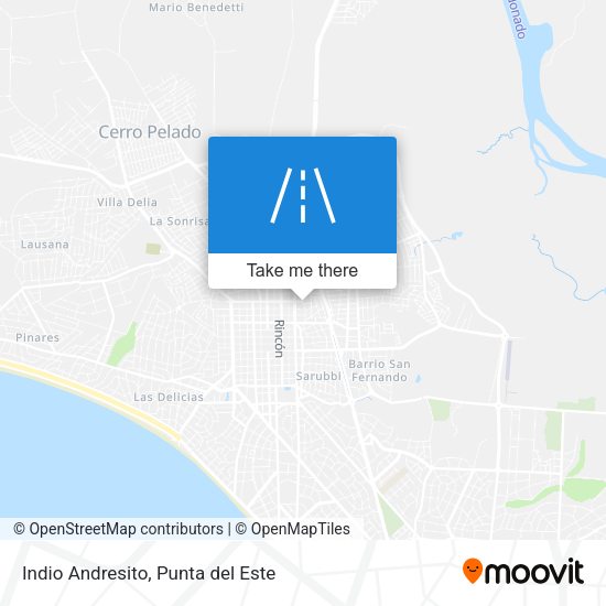 Indio Andresito map