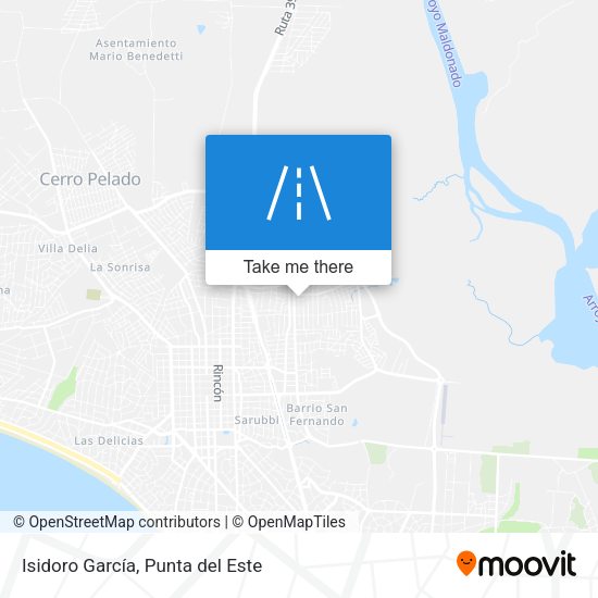 Isidoro García map