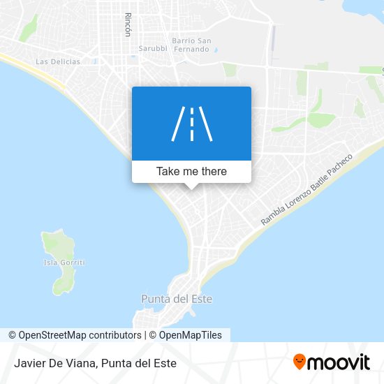 Javier De Viana map