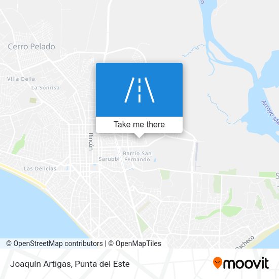 Joaquín Artigas map