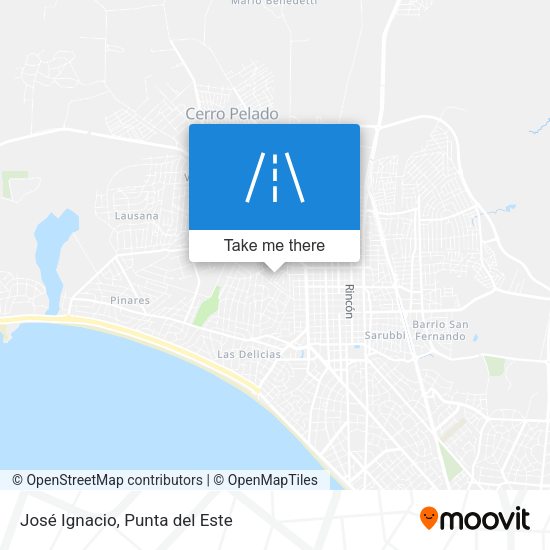 José Ignacio map
