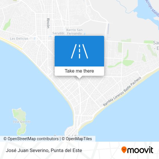 José Juan Severino map
