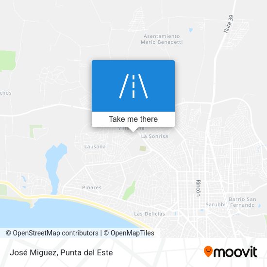 José Miguez map