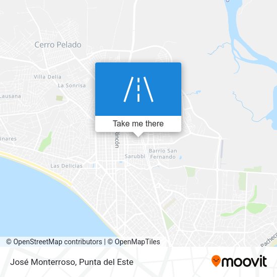 José Monterroso map