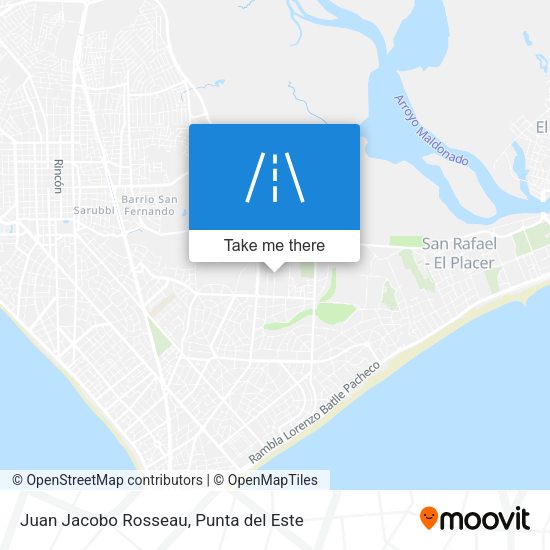 Juan Jacobo Rosseau map