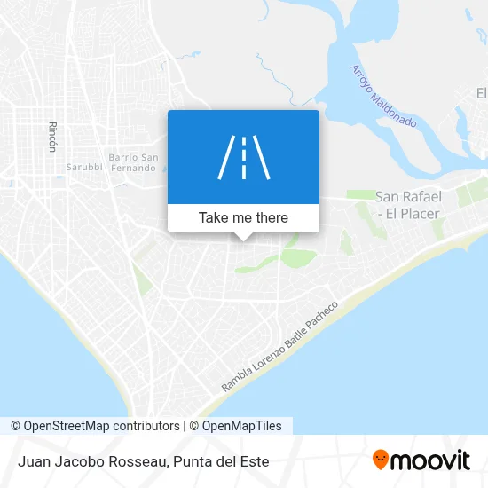 Juan Jacobo Rosseau map