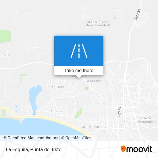 Mapa de La Esquila