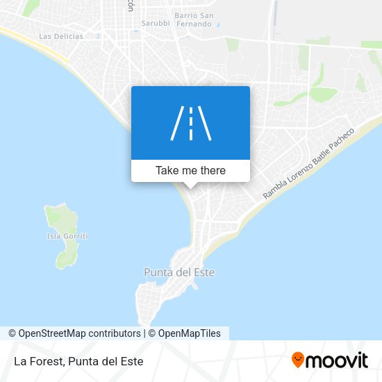 Mapa de La Forest