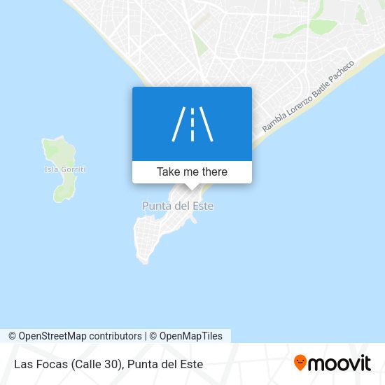 Las Focas (Calle 30) map