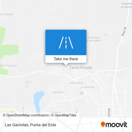 Mapa de Las Gaviotas