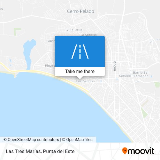 Las Tres Marías map