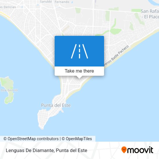 Lenguas De Diamante map