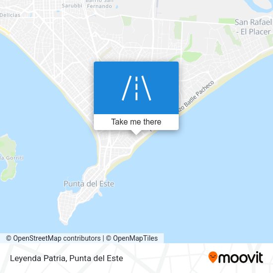 Leyenda Patria map
