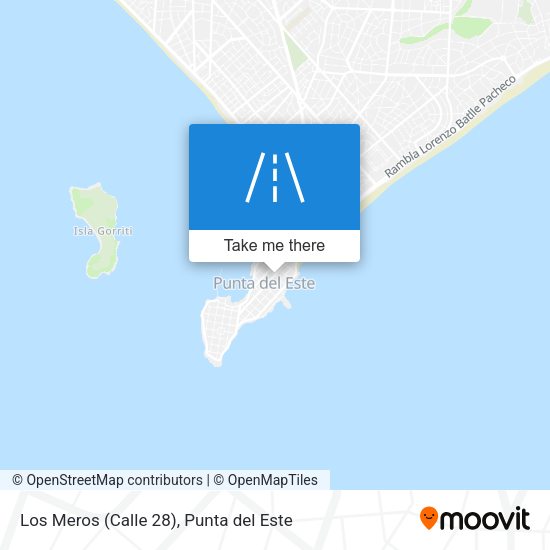 Mapa de Los Meros (Calle 28)