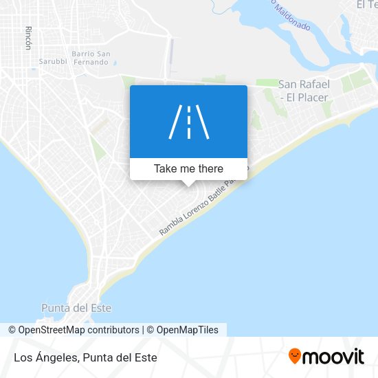 Los Ángeles map