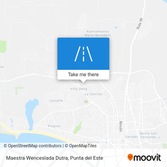 Maestra Wenceslada Dutra map
