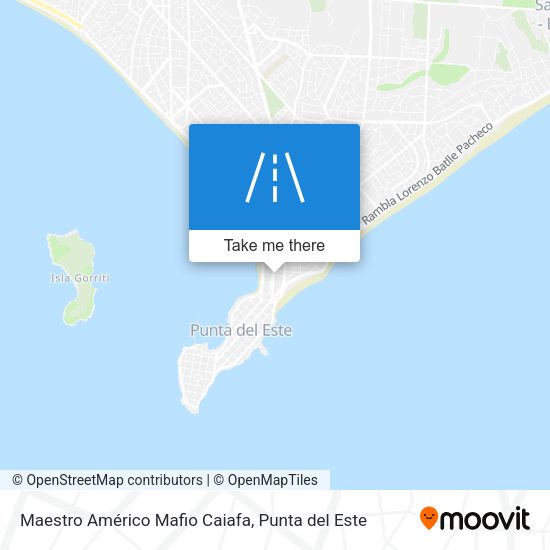 Maestro Américo Mafio Caiafa map