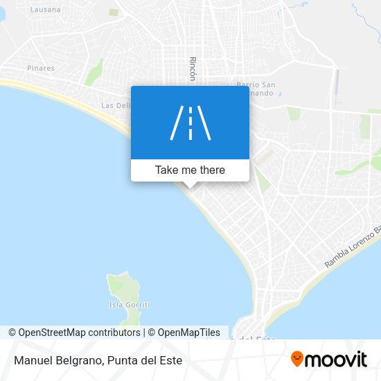 Manuel Belgrano map