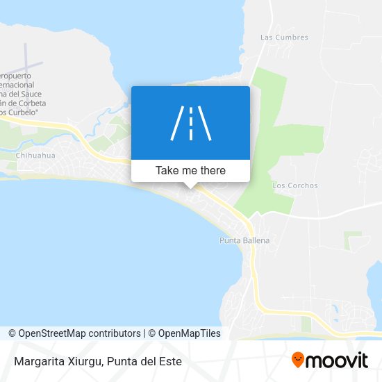 Mapa de Margarita Xiurgu