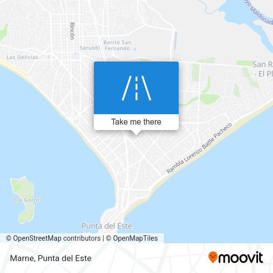 Mapa de Marne
