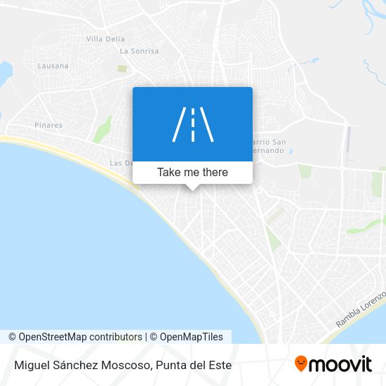 Mapa de Miguel Sánchez Moscoso