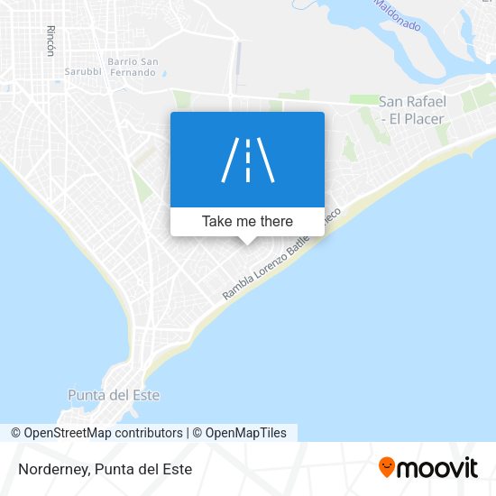 Mapa de Norderney