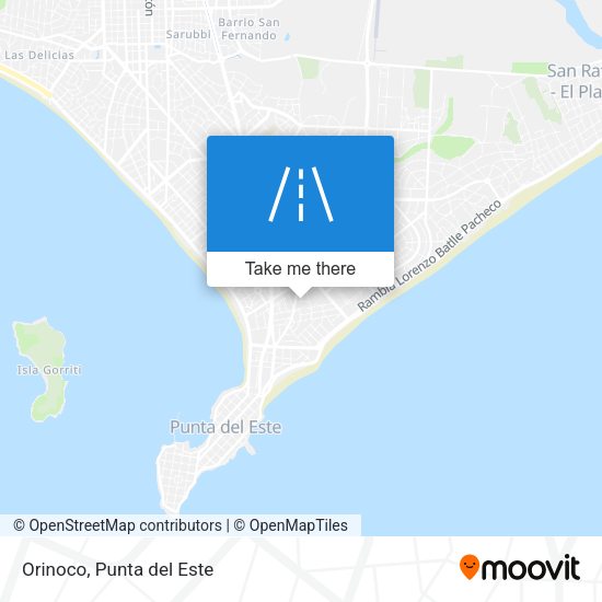 Mapa de Orinoco