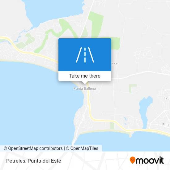 Petreles map