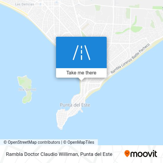 Rambla Doctor Claudio Williman map