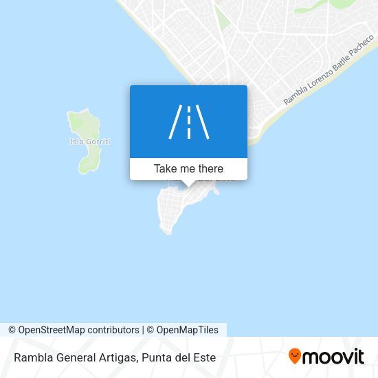 Mapa de Rambla General Artigas