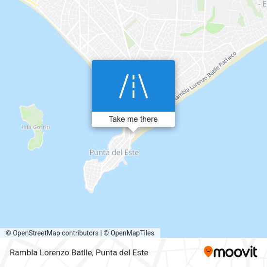Rambla Lorenzo Batlle map