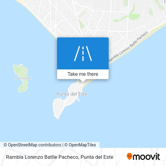 Rambla Lorenzo Batlle Pacheco map