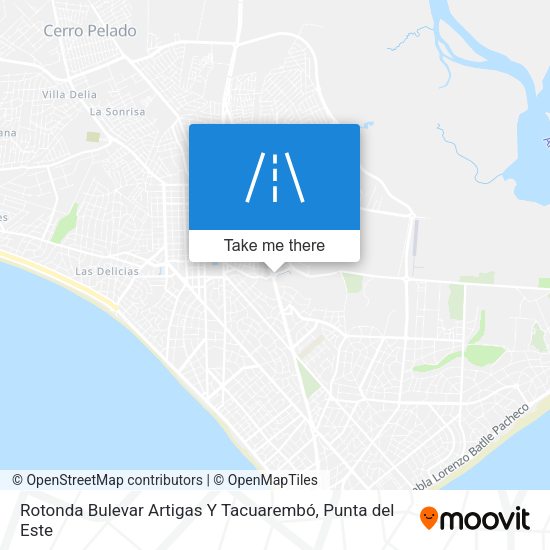 Rotonda Bulevar Artigas Y Tacuarembó map