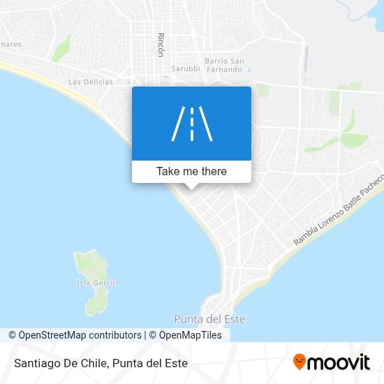 Santiago De Chile map