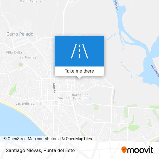 Mapa de Santiago Nievas