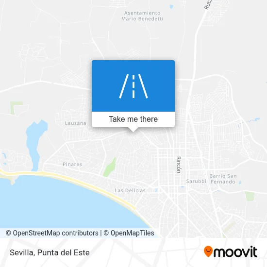 Sevilla map