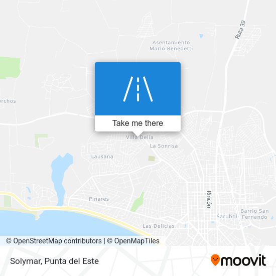 Mapa de Solymar