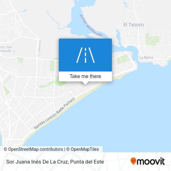 Mapa de Sor Juana Inés De La Cruz