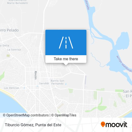 Tiburcio Gómez map