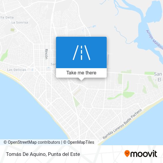 Tomás De Aquino map