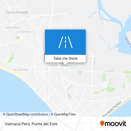 Mapa de Vaimaca Perú